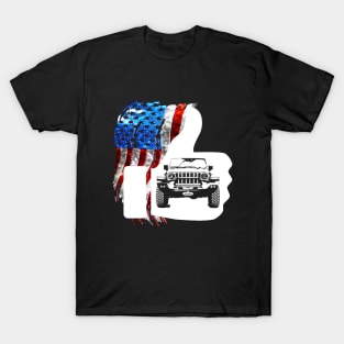 Like a 4x4 truck colorul design T-Shirt